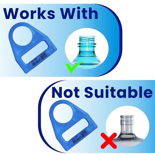 Image of Blue Rain water Can Holder | Handle for bisleri 20 Litre Water Bottle| Water Bottle Handle Grip | Water Can Handle | Water Can Lifting Handle | Portable Water Bottle Handle | Plastic (Blue)