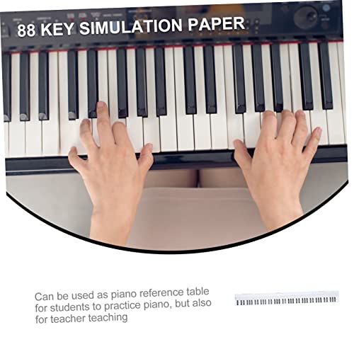 TOGEVAL 1Pc 88 Piano Clavier Schéma 88 Papier De Simulation Clé Piano Clavier Tableau De Pratique Piano Clavier Papier De Comparaison Piano Pratique Autocollant Piano Tableau Papier - Les Beatles, Paul McCartney, John Lennon, RIngo Starr, George Harrison TOGEVAL 1Pc 88 Piano Clavier Schéma 88 Papier De Simulation Clé Piano Clavier Tableau De Pratique Piano Clavier Papier De Comparaison Piano Pratique Autocollant Piano Tableau Papier – Image 8