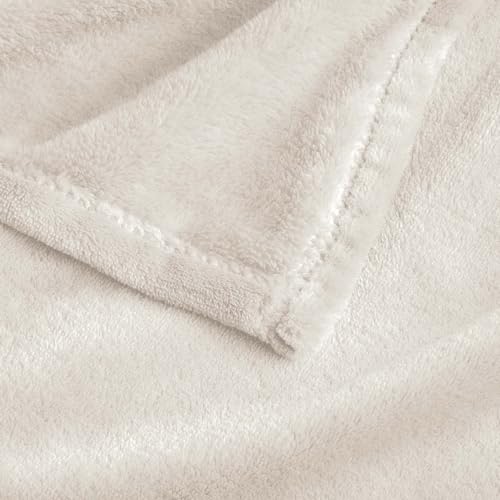 Image of BEDELITE Big Fleece Blanket 120 inch x 120 inch (10' x 10'), Super Soft Fluffy Fuzzy Oversized King for Bed, Couch, Sofa, Camping, Extra Large Blanket Fits Your Whole Family, Beige