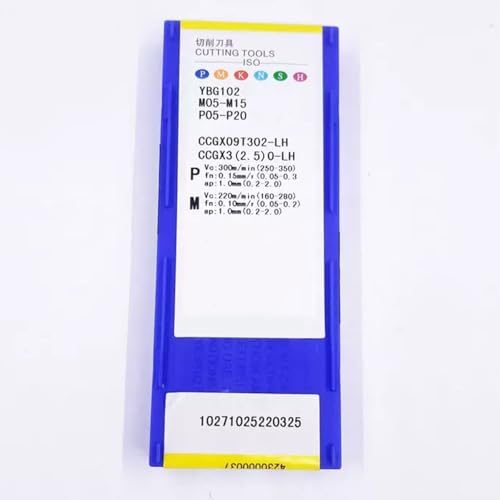 HUAZHICHUN CCGX09T302-LH YBG102 General Turning Inserts