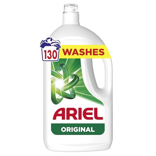 Ariel Washing Liquid Laundry Detergent 130 Washes Original Stain & Odour Removal Even in Cold & Short