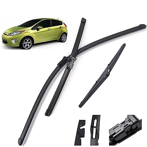 Essuie-glace Ford Fiesta 7 (2008-2016) : pack de 3 balais performants pour conduite à gauche