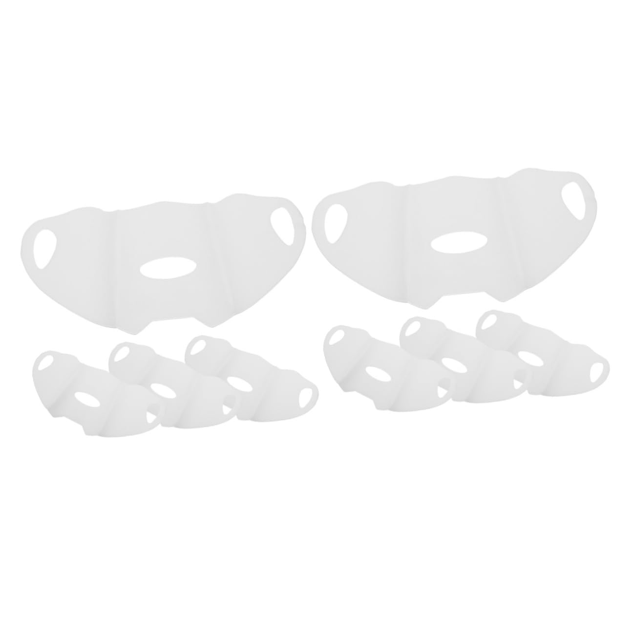 INOOMP 8 Pz Maschera Gel Per Il Viso Maschera Per Il Viso in Gel Copertura Per La Protezione Del Viso Gel Viso Adesivi Uv Corea Del Sud Della Pelle Tessuto Elastico