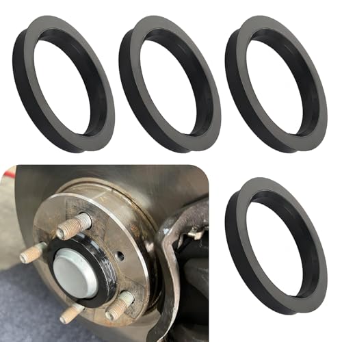 Irinidig 4 PCS Car Wheel Hub Center Ring, 73.1mm-60.1mm Plastic Reducer Ring Adapter Ring, Fill Gaps...