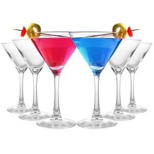 CYEER Martini Gläser 6er Set