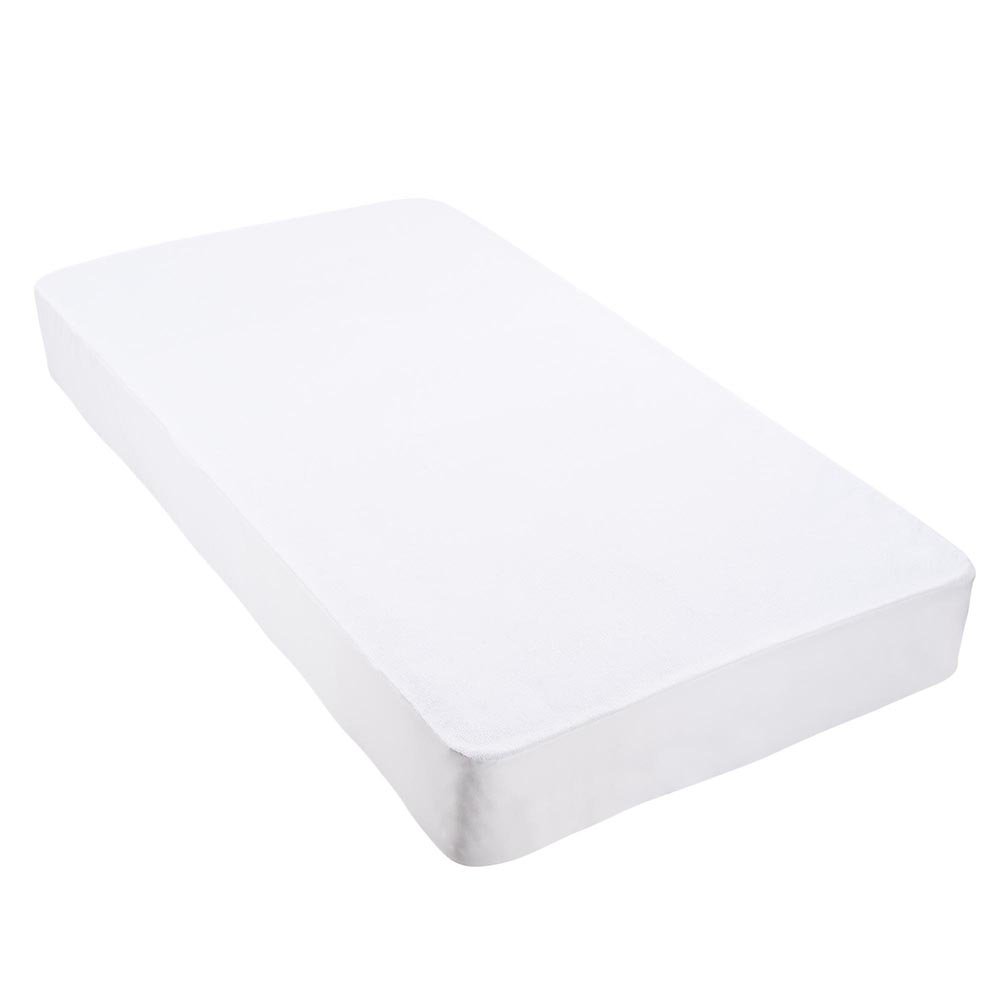 Yescom Cotton Terry Mattress Protector Waterproof Hypoallergenic Without Vinyl Anti Dust Fitted Cover Full Home