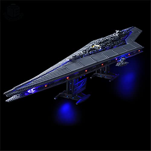ADMLZQQ LED-Licht-Kit für Lego 10221, Lichtset kompatibel mit Star Wars Super Star Destroyer Building Blocks Modell…