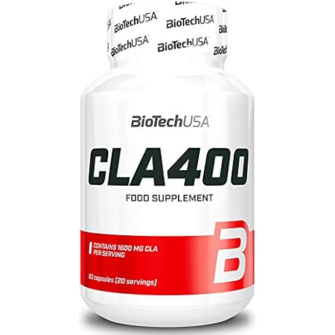 BIOTECH USA CLA 400 | Fat Burner | Weight Management | Slimming Pills | Fast Cellulite Reduction | Food Supplement (80 Capsules = 1 Bottle) Cover