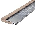 M-D Building Products 76281 1-1/8-Inch by 4-9/16-Inch 73-Inch TH393 Adjustable Aluminum and Hardwood Sill Inswing, Mill