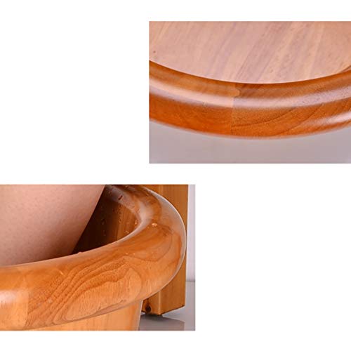 Baño de pies de madera para spa y masaje miniatura 4