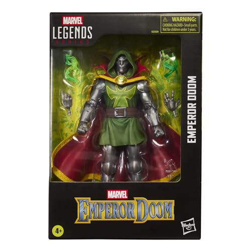 Marvel Legends Series Emperor Doom, Fantastic Four Comics Collectible 6-Inch Scale Action Figure