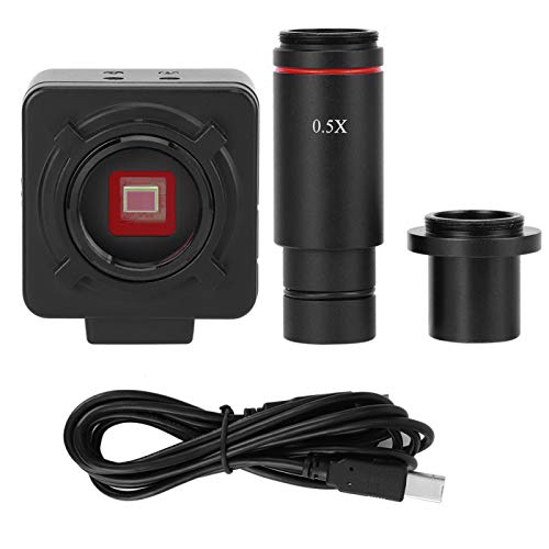 Digital Camera for Microscope, USB HD CMOS Electronic Eyepiece Camera with Mount Adapter 2.0MP Compatible with Windows