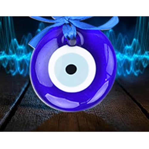 Image of PACKNBUY Large Turkish Evil Eye Nazar Battu Wall Hanging for Home Entrance Main Door Good Luck Positive Energy Feng Shui Vastu Protection Charm for Office Shop