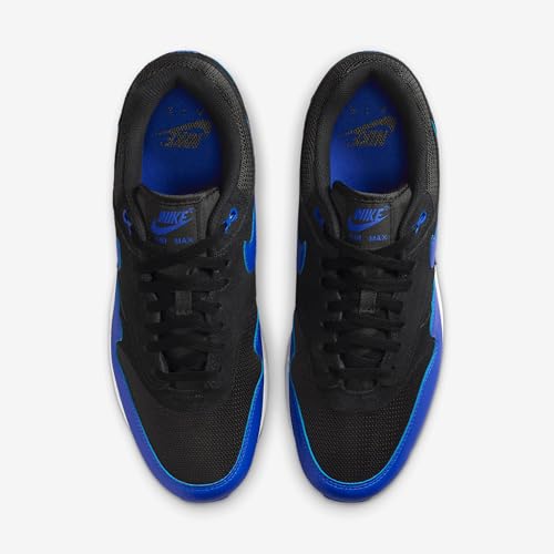 Nike Air Max 1 Essential Men's Shoes (FZ5808-010, Black/Black/Hyper Royal)4