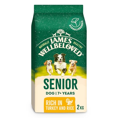James Wellbeloved Dog Senior Hypoallergenic Dry Food Turkey and Rice 2 kg