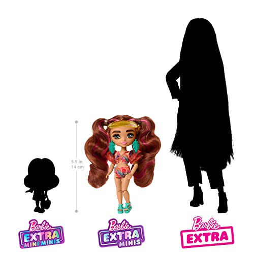 Barbie Poupée Mini Extra Cool Plage Poupée Mannequin Et + - vue 6