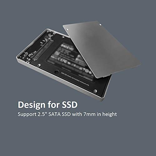 Caja Externa SSD SATA 2.5" USB 3.1 Gen 2 Tipo C Plata miniatura 5