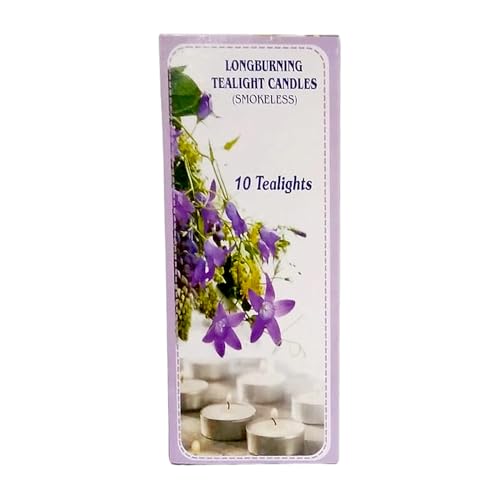 Storescent Smokeless Tea Light Candle for Home Décor – 9 Hours Bu...