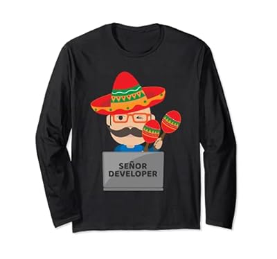 Desarrollador Señor Desarrollador Senior Moustache Sombrero Geek Manga Larga | Ya disponible en tu tienda friki favorita! En mundofriki.es! Desarrollador Señor Desarrollador Senior Moustache Sombrero Geek Manga Larga | Ya disponible en tu tienda friki favorita! En mundofriki.es!