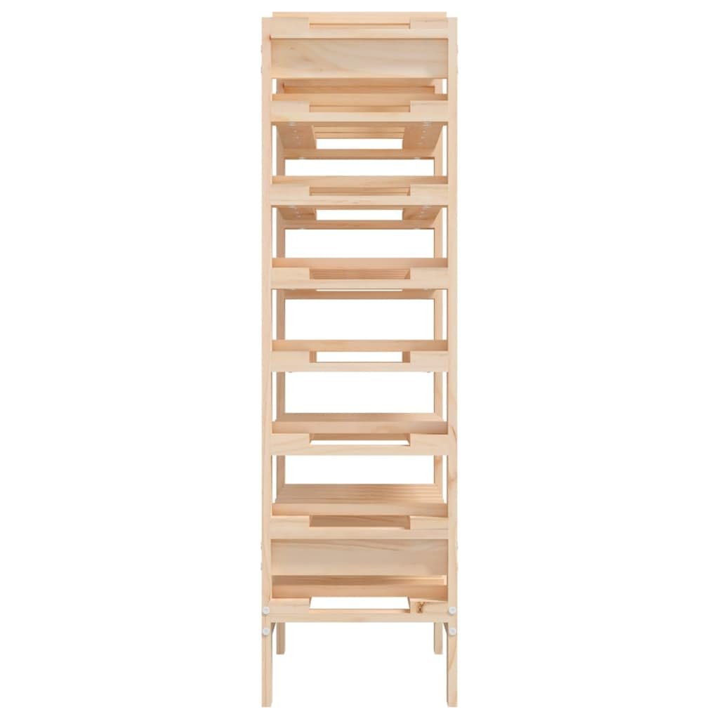 Générique Armadietto per vino in legno di pino massiccio 61,5 x 30 x 107,5 cm, scaffale per bottiglie per riporre fino a 40 bottiglie, telaio robusto con fissaggio a parete incluso, supporto