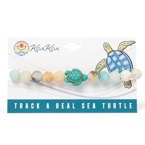 KoaKoa Classic Sea Turtle Tracking Bracelet, helps save sea turtles, one size fits most Men and Women2