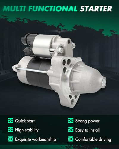Image of SCITOO Starter Compatible for Honda Fit 2009-2014,for Honda City 2009-2012 Engine Starter Motor 19013N