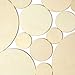 Wood Circles for Crafts, 36-Count Unfinished Wooden Round Disc Cutouts, 2.9 Inches in Diameter