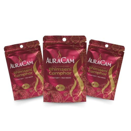 AuraCam-Pure-Bhimseni-Camphor-Pouch-for-Pooja-Hawan-Aromatic-Kapooram-100-Pure-Camphor-Pure-Natural-Pacha-Kapur-Camphor-for-Pooja-Bhimseni-Camphor-Pouch-Pack-of-3-50-g
