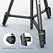 Huepar 60-Inch Lightweight Tripod Portable Adjustable Tripod for Laser Level with 3-Way Swivel Pan Head, 2 Bubble Levels, 1/4