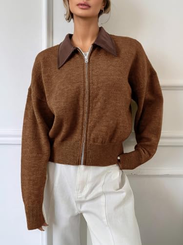 Image of Saodimallsu Womens Long Cardigan Sweaters Chunky Open Front Oversized Slouchy Knit Fall Trendy Coatigan Jackets