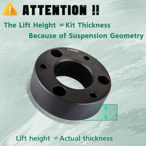 Image of SCITOO 3 inch Front Leveling Lift Kit 2007-2024 for Chevrolet Tahoe | Forged Strut Spacer 2007-2024 for Sierra,for Avalanche,for Silverado 1500,for Suburban 1500,for Sierra 1500,for Yukon XL