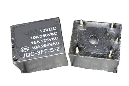 Relais JQC-3FF-SZ T73-1C-12V-10A composant électronique inverseur 5 broches DC 1 pièce