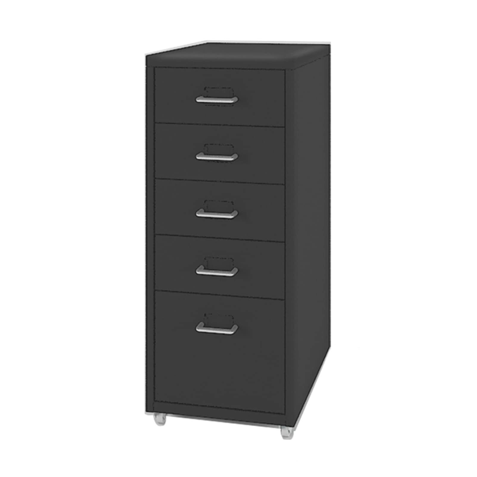 Aioneer A Ioneer File Cabinet 5 Drawer Mobile File Cabinet Drawer Cabinet Office Vertical Filing Cabinet Household Mobile Storage Cabinet Filing Cabinet