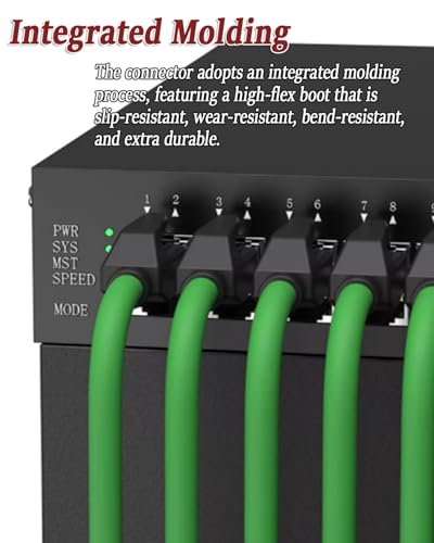 Cable Ethernet Cat6A Doble Blindaje para Evitar Interferencias en PLC y Cámaras 5