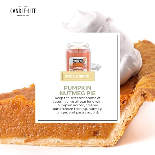 Candle-Lite 3297902E Scented Candles, Pumpkin Nutmeg Pie Fragrance thumb #3