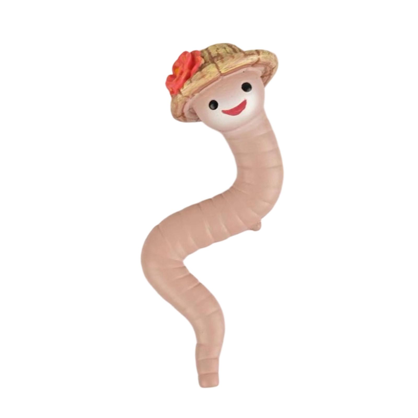 Navna Eye Catching Caterpillars Statue Ideal for Diyer Terrariums Tabletop Displays and Tanks Ornament Miniature Garden Decors