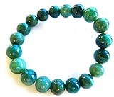 【晶玉堂】希少100%天然石5月誕生石糸魚川産 濃い翡翠 ブレスレット 巨大10mm