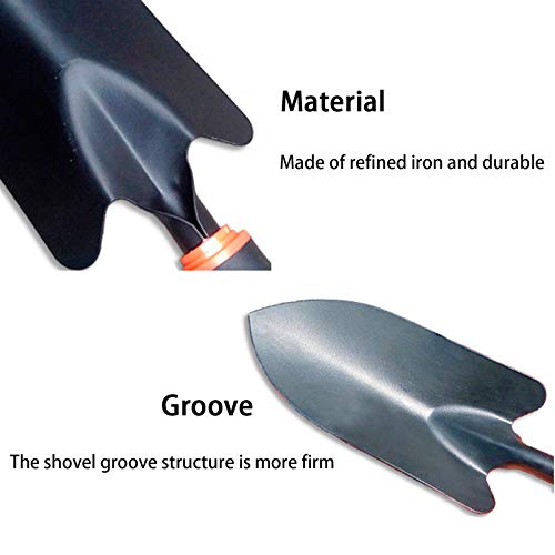 4 Pieces Garden Weeding Tools Planting Flowers Transplanting Shovel Loose Soil Rooter Multi-Function Fertilization Hoe Children Potted Rake