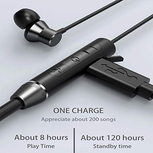 Image of Grooves Insane Wireless Bluetooth In Ear Neckband Earphone with Mic (Black)