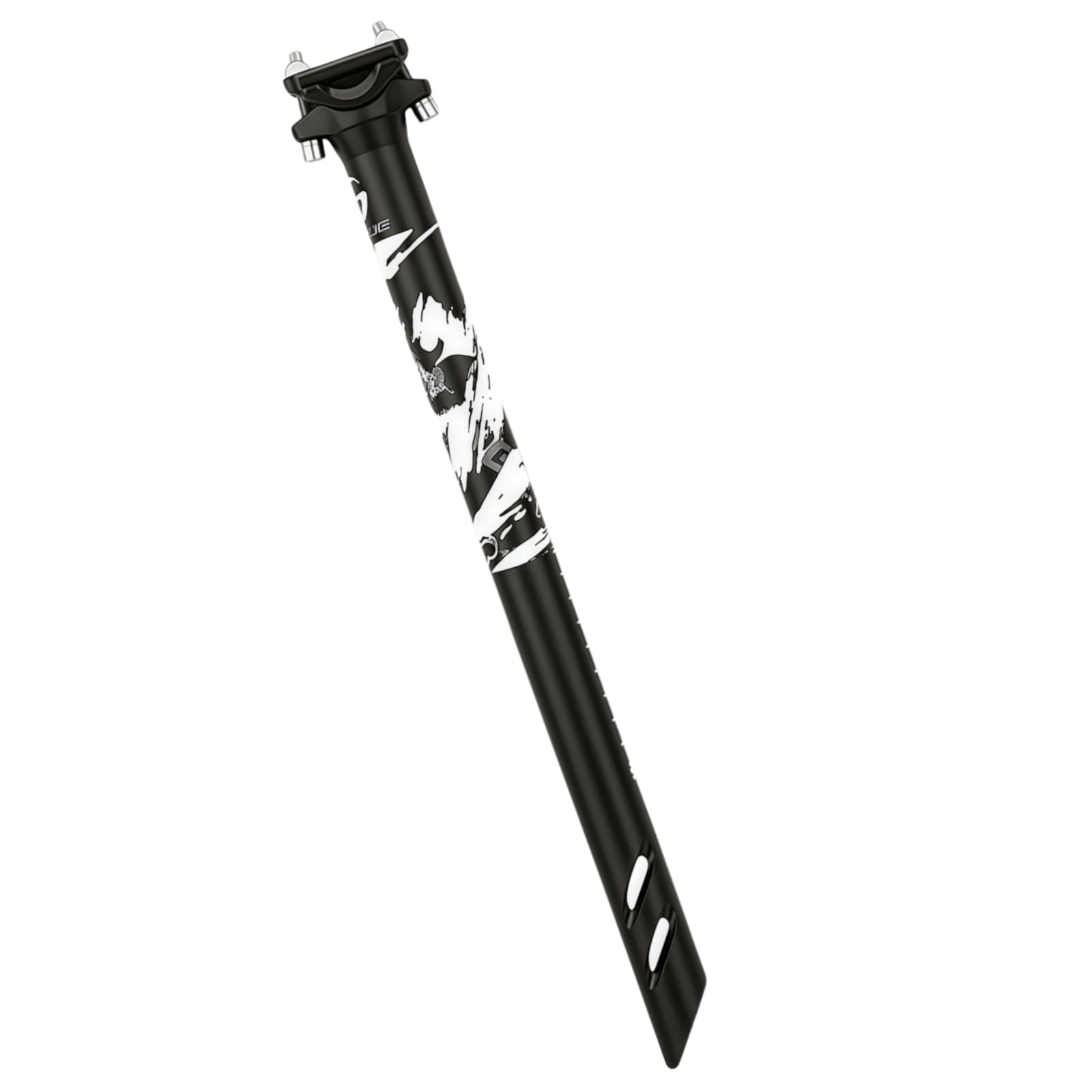 Fahrradsattelstütze 27,2/31,6 mm Leichte Aluminium-Sattelstütze 400 mm für Mountainbikes und Rennräder