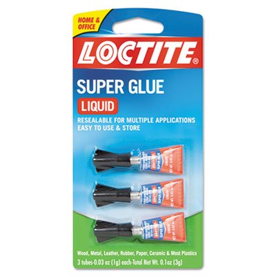 LOCTITESuper Glue 3-Pack, 3g, Clear