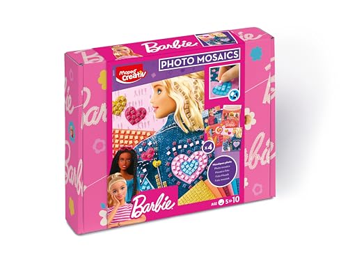 Caja de Actividades Maped - Diseño Barbie - Kit Completo de Manualidades para Niños - Regalo Creativo y Educativo