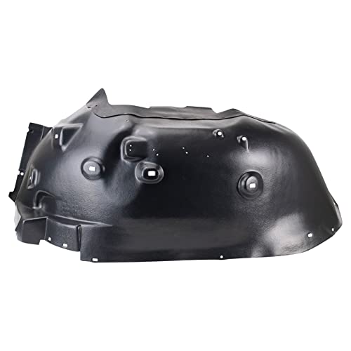 Image of TRQ Front Driver and Passenger Side Inner Fender Liner Set Compatible with 2011-2014 GMC Sierra 2500 HD 2011-2014 Sierra 3500 HD