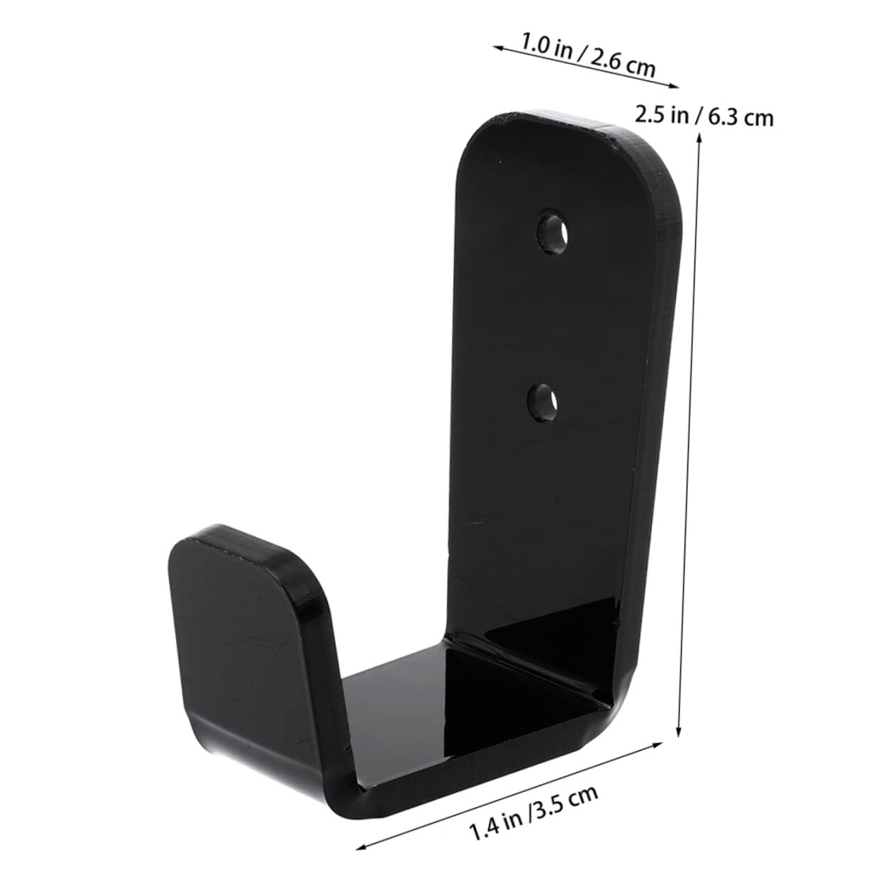 HANABASS 4 Pairs Rod Wall Racks Acrylic Fish Rod Display Hiking Poles Organizer Ski Poles Stands Wall Mount Storage