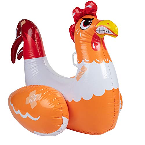 Chicken Fight Inflatable Pool Float Game Set - Includes 2 Giant Battle Ride-Ons - Flip Your Friends To Win! - For Kids And Adults #TOP4