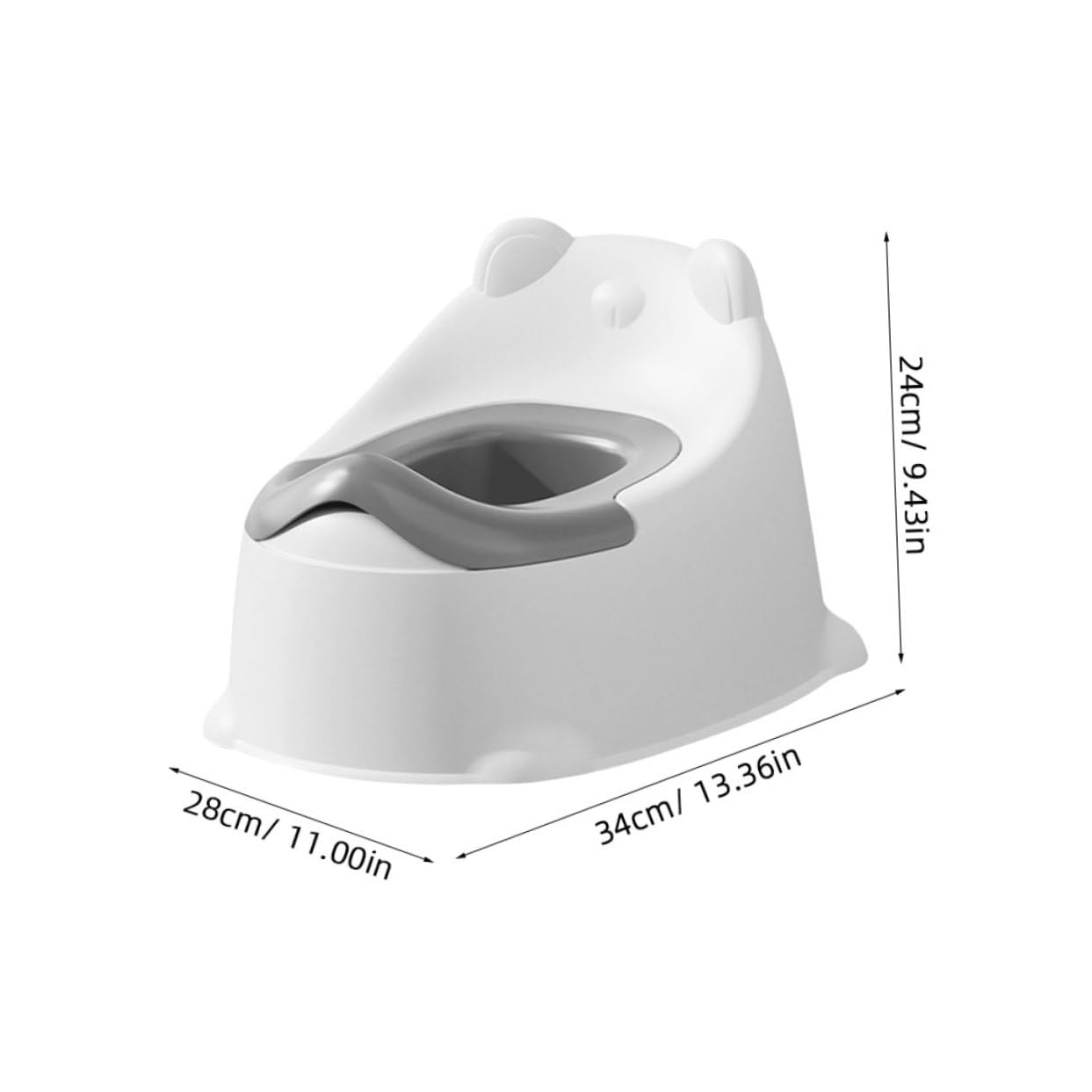 Veemoon Sturdy Portable Potty for Toddlers Baby Toilet Seat Safety Cover for Travel and Home Use