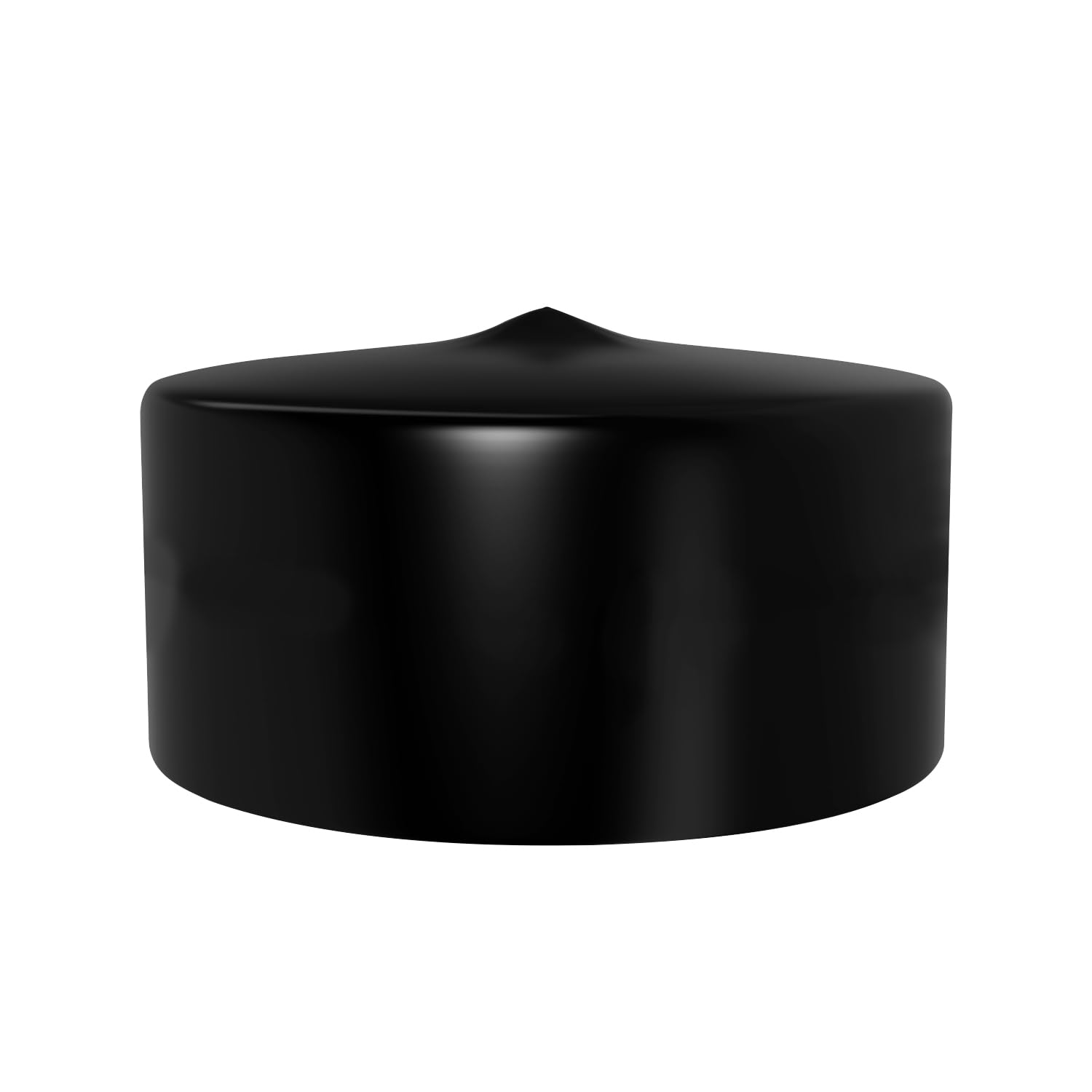 Photo 1 of (Pack of 6) 2 Inch Round Black Vinyl End Caps, Flexible and Thickened, Rubber Caps for Pipe Column Furniture Legs and Feet, Tightly Fitting to Protect Against Damage Due to Collision.