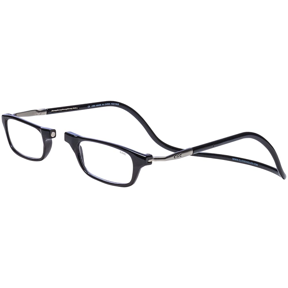 Clic Magnetic Reading Glasses for Men or Women, Computer Readers, Original Long