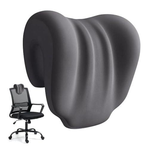 Zinueen Coussin Cervical avec Effet mémoire de Forme pour chaises de Bureau, Chaise de Bureau, Coussin de Nuque, Coussin de Nuque, appuie-tête, pour Adultes...