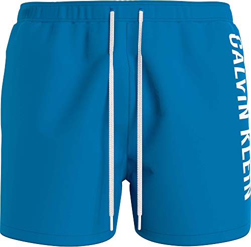 Calvin Klein Medium Drawstring, Costume a Pantaloncino, Uomo, S, Blu (Candy Blue)